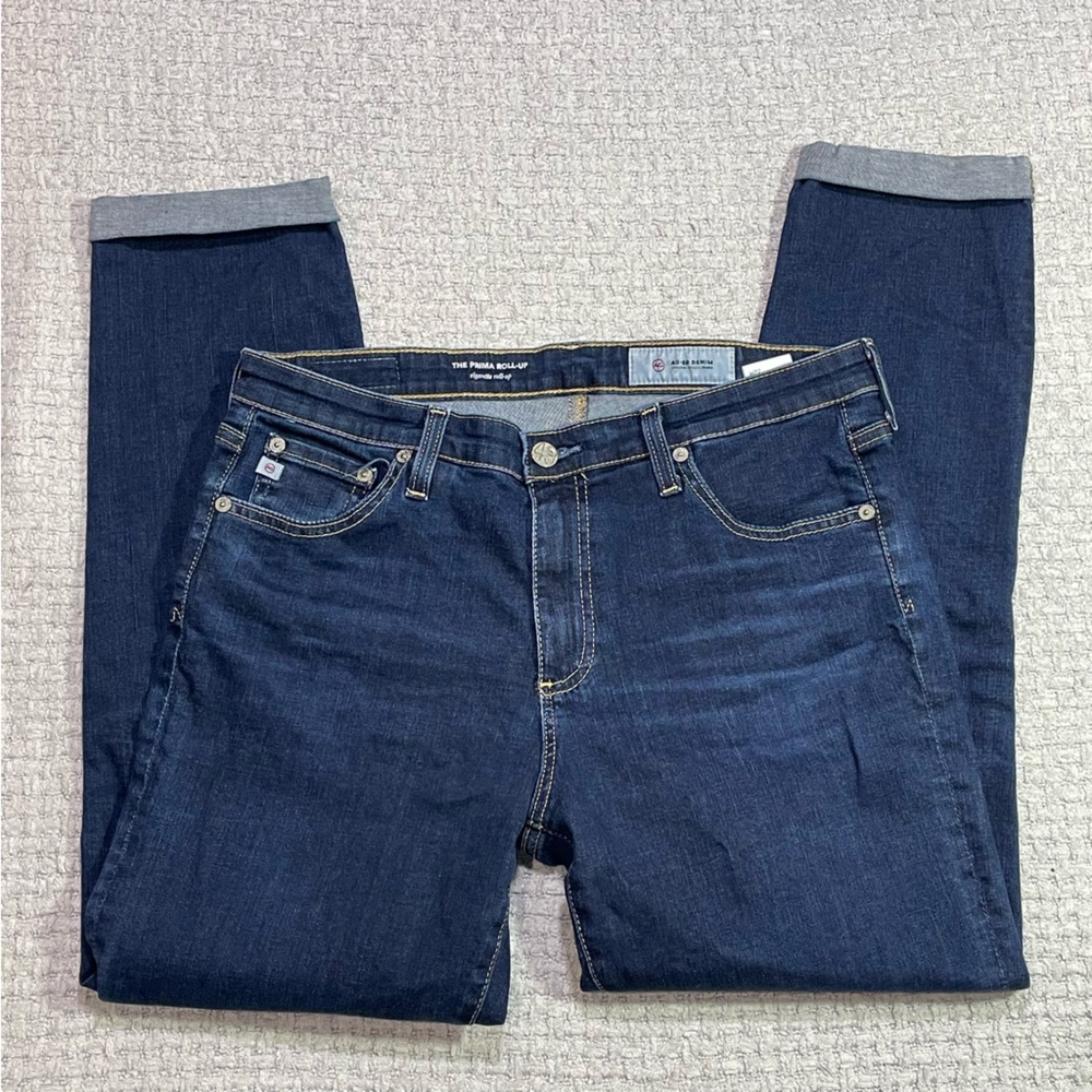 AG-ED Adriano Goldschmied The Prima Roll-Up Cigarette Jeans Size 32R